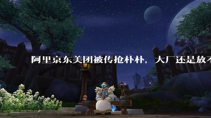 阿里京东美团被传抢朴朴，大厂还是放不下「买菜生意」？_零售_自营_模式